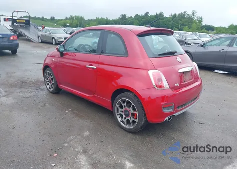 2012 Fiat 500 Sport из США, поврежденный, VIN 3C3CFFBR3CT105055